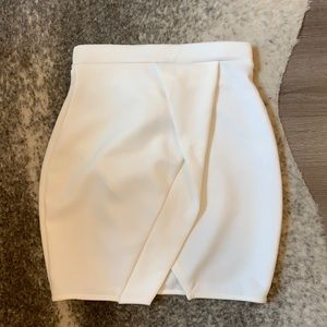 Never worn, white Missguided skirt